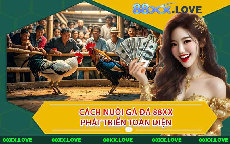 Cách Nuôi Gà Đá 88XX Phát Triển Toàn Diện